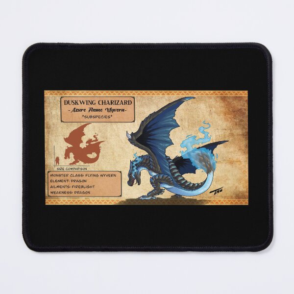 Item preview, Bestiary - Azure Flame Wyvern designed and sold by Jougeroth.