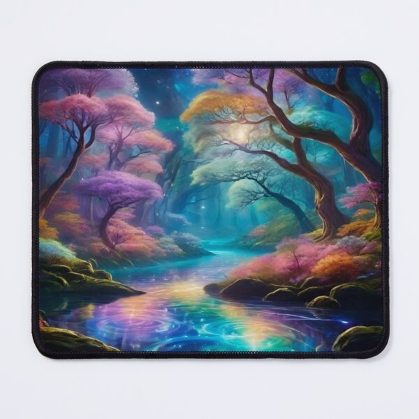 Item preview, Enchanted Forest with Galaxies Flowing Downstream designed and sold by Ethereal-Canvas.