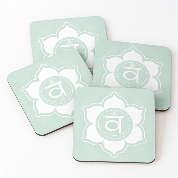 Item preview, Sacral Chakra Mandala - Mint + Snow designed and sold by Irene Estelle.
