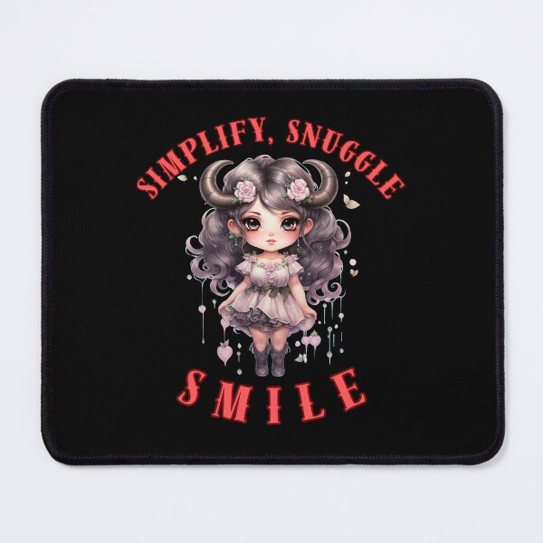 Item preview, Simplify, Snuggle, Smile. taurus astrology designed and sold by ZodiacWonders.