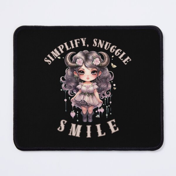 Item preview, Simplify, Snuggle, Smile. taurus zodiac sign designed and sold by ZodiacWonders.