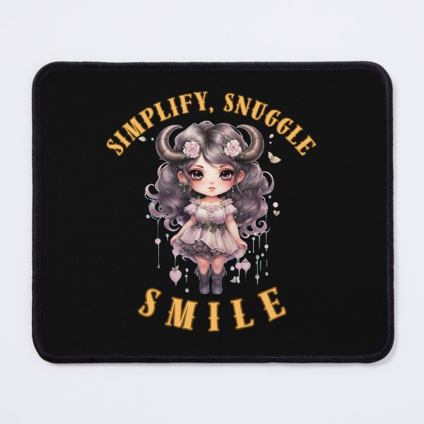 Item preview, Simplify, Snuggle, Smile. taurus sign designed and sold by ZodiacWonders.
