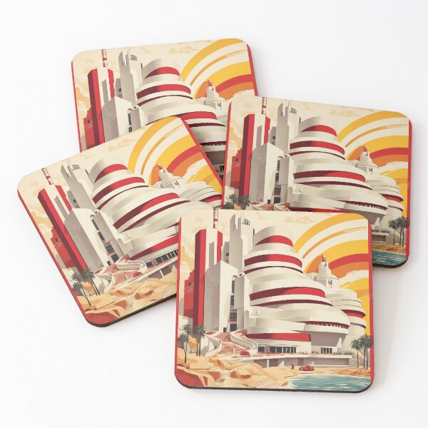 Item preview, Bilbao Guggenheim Museum Spain Tourism Vintage Poster 2 designed and sold by TravelersGems.