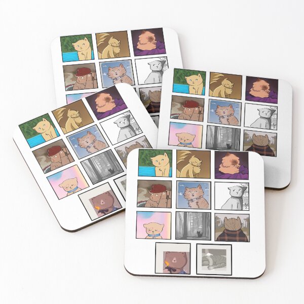 Item preview, Blonde singer cats with the poet one designed and sold by paintdaylight.
