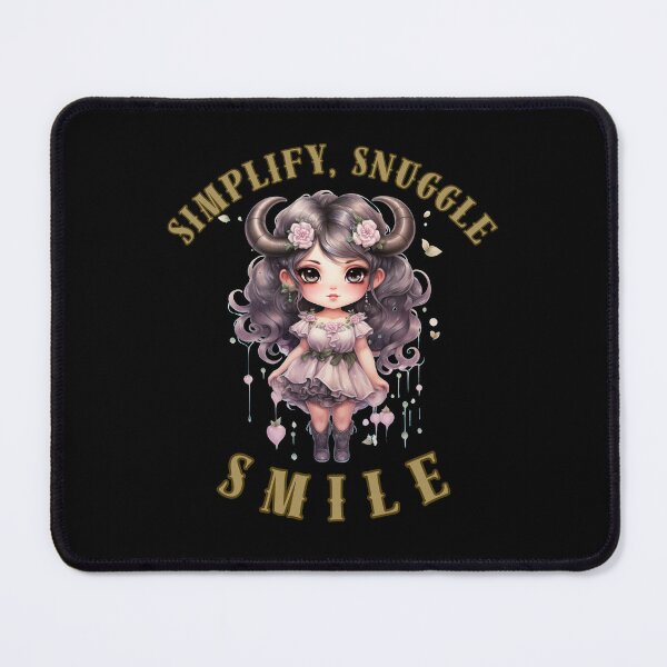 Item preview, Simplify, Snuggle, Smile. taurus horoscope designed and sold by ZodiacWonders.