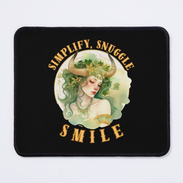 Item preview, Simplify, Snuggle, Smile. taurus april designed and sold by ZodiacWonders.