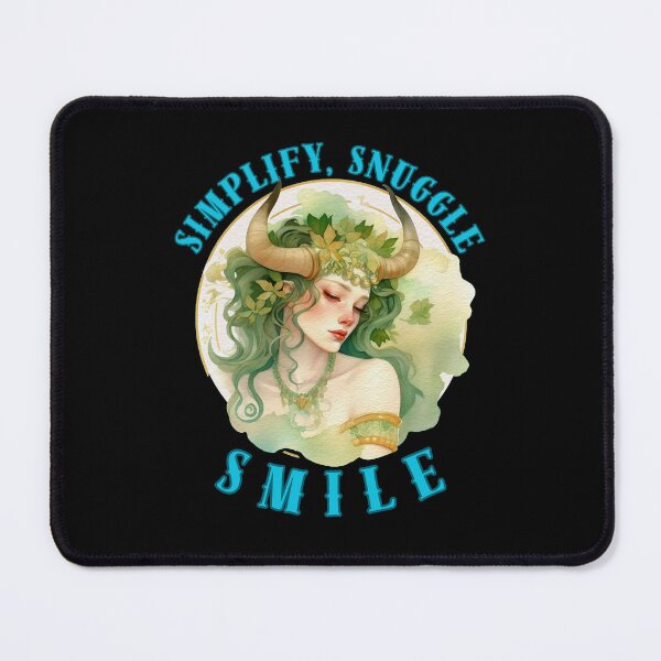 Item preview, Simplify, Snuggle, Smile. taurus astrological sign designed and sold by ZodiacWonders.