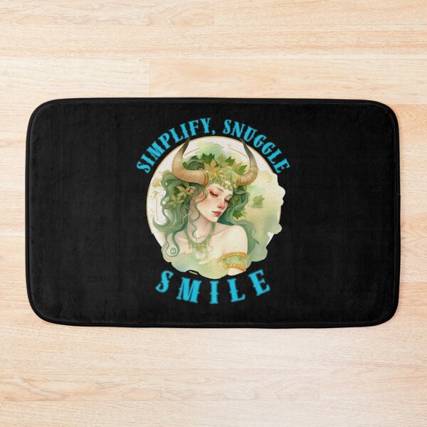 Item preview, Simplify, Snuggle, Smile. taurus astrological sign designed and sold by ZodiacWonders.