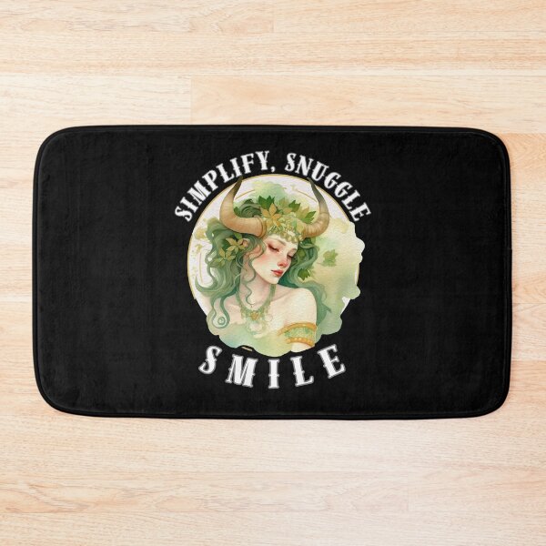 Item preview, Simplify, Snuggle, Smile. taurus may designed and sold by ZodiacWonders.