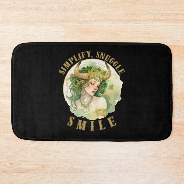 Item preview, Simplify, Snuggle, Smile. taurus sayings designed and sold by ZodiacWonders.