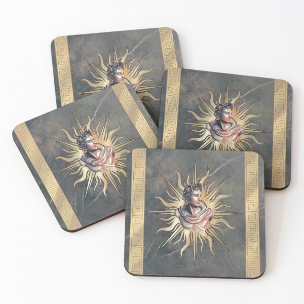 Item preview, Apollo Sun God Black Marble Gold designed and sold by I-Am-Daley.