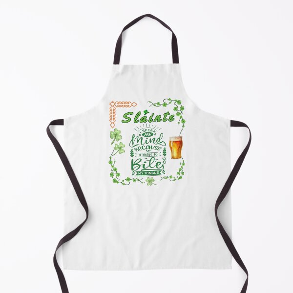 Item preview, funny Irish gifts, bite my tongue. designed and sold by MCanderart.
