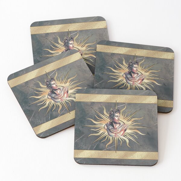 Item preview, Apollo Sun God Black Marble Gold designed and sold by I-Am-Daley.