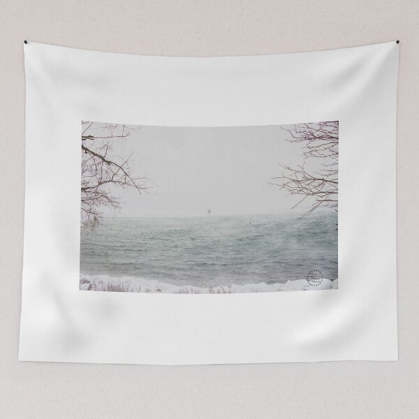 Item preview, Lighthouse in the Snow, Two Harbors, Minnesota 6 designed and sold by Arielle S.
