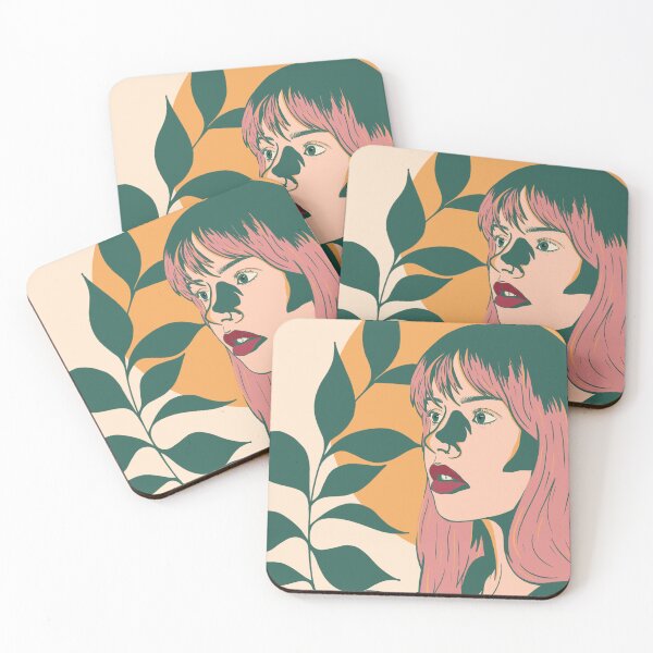 Item preview, Leafy Sunset Girl designed and sold by kirstitrine.