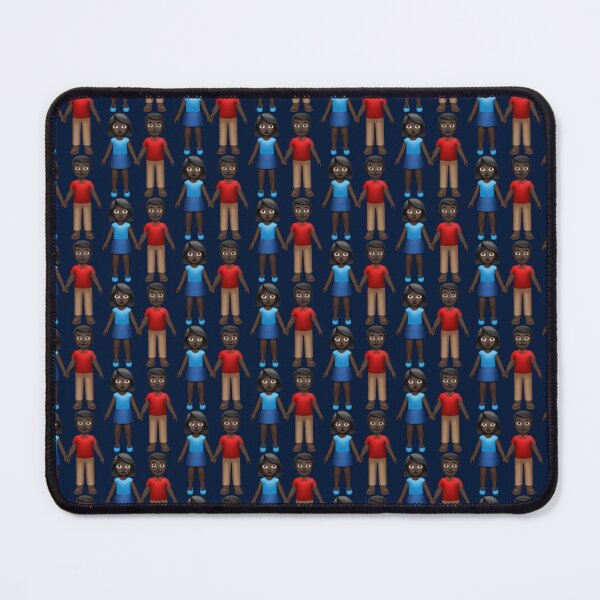Item preview, Black Man And Woman Holding Hands Emoji designed and sold by Popular-Gifts.
