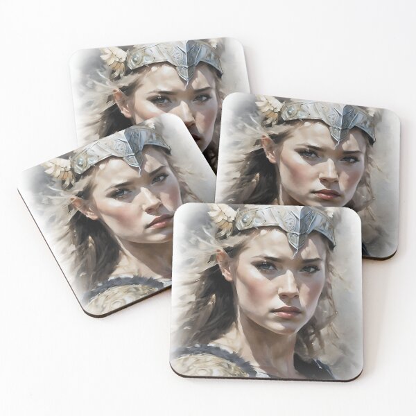 Item preview, Freya Norse Goddess Painting designed and sold by HecatesDelights.