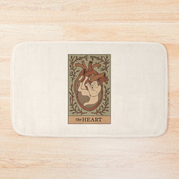 Item preview, The Heart - Cats Tarot designed and sold by Thiago Corrêa.