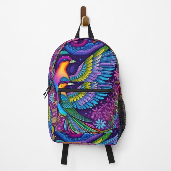 Item preview, Beautiful Colorful Bird and Flowers designed and sold by TheDarkWardrobe.