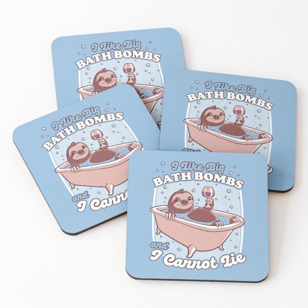 Item preview, Relax Sloth Bubble Bathtub - Cute Pet Gift designed and sold by Studio Mootant.
