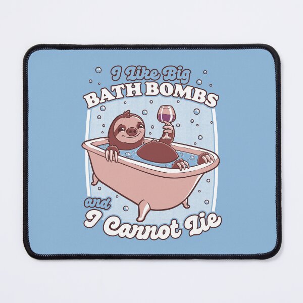 Item preview, Relax Sloth Bubble Bathtub - Cute Pet Gift designed and sold by Studio Mootant.