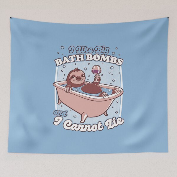 Item preview, Relax Sloth Bubble Bathtub - Cute Pet Gift designed and sold by Studio Mootant.