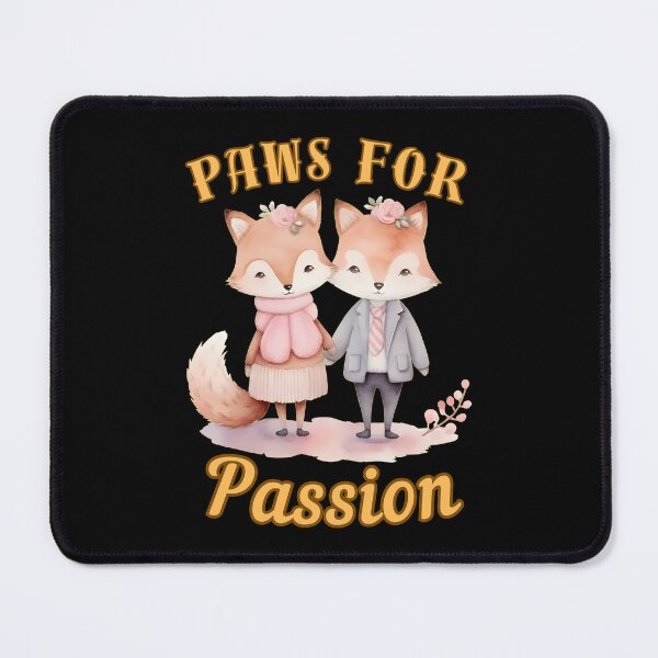 Item preview, Paws for Passion. fox saying designed and sold by FoxVibes.
