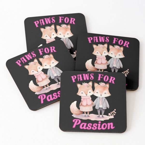 Item preview, Paws for Passion. fox foxes designed and sold by FoxVibes.