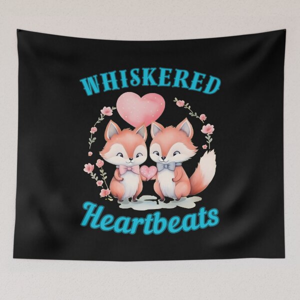 Item preview, Whiskered Heartbeats. fox face designed and sold by FoxVibes.