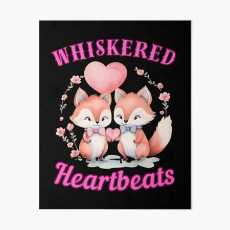 Item preview, Whiskered Heartbeats. cool fox designed and sold by FoxVibes.