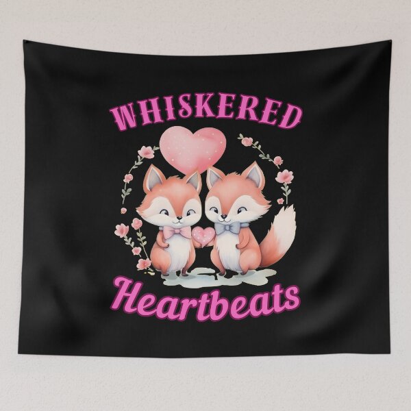 Item preview, Whiskered Heartbeats. cool fox designed and sold by FoxVibes.