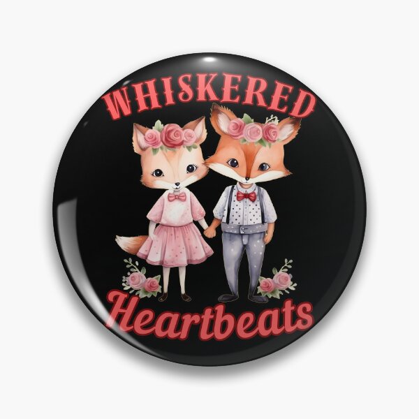 Item preview, Whiskered Heartbeats. retro fox designed and sold by FoxVibes.