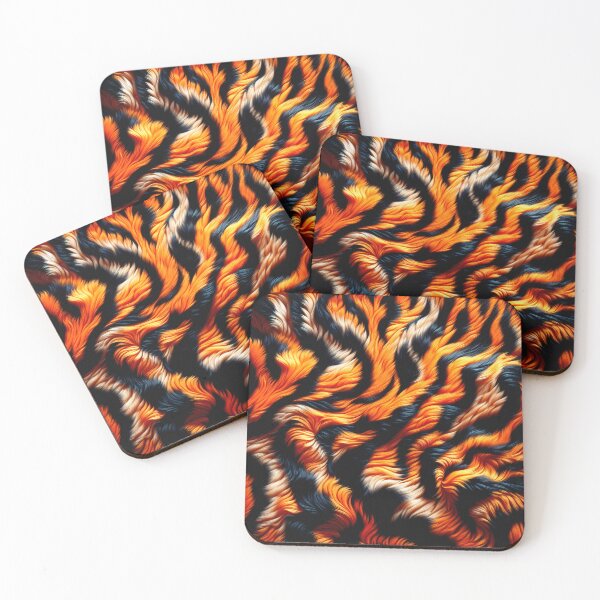 Item preview, Tiger Fur Pattern designed and sold by HippieFarms11.