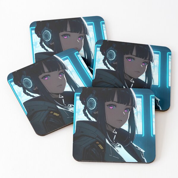 Item preview, Cyberpunk Anime Girl #5 designed and sold by EminaGallery.