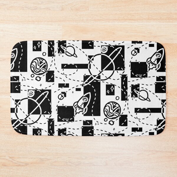 Item preview, Geometric Galaxy (Black Version) designed and sold by JanGrackle.