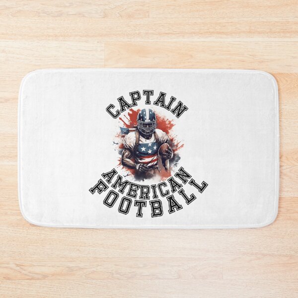 Item preview, Captain American Football Print  designed and sold by Thehatinthecat.