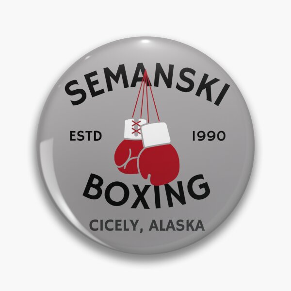Item preview, Northern Exposure Cicely Alaska Moose Semanski Boxing Dark designed and sold by SonnyBoyDesigns.