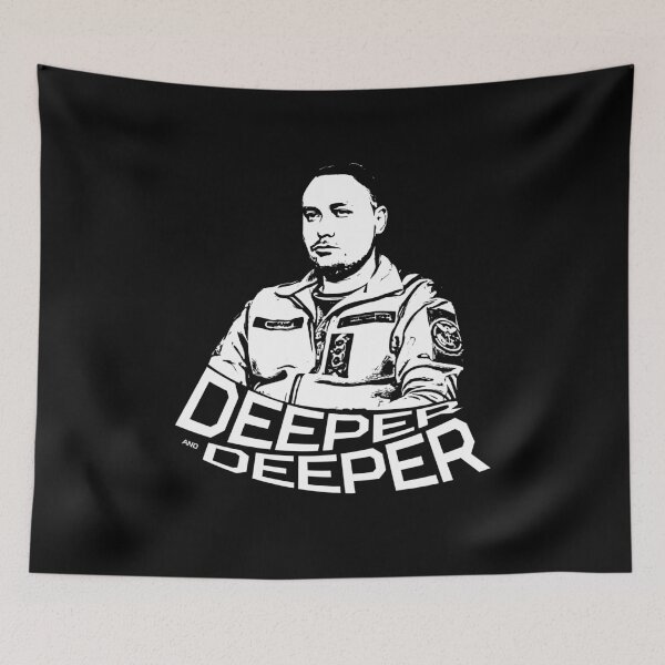 Item preview, Deeper And Deeper - Funny Quote by Kyrylo Budanov designed and sold by Aide.