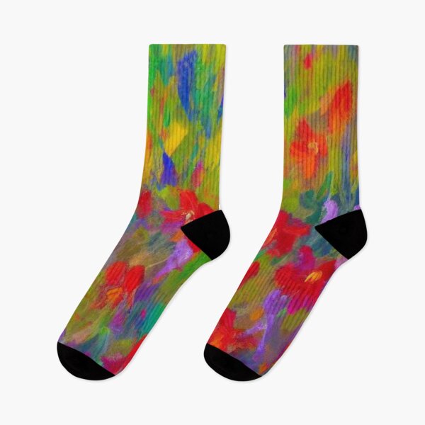 Item preview, Abstract Colorful Spring Floral Garden designed and sold by calibrit.