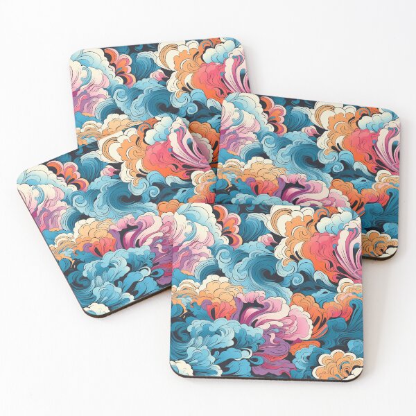 Item preview, Vivid Whirl Toile designed and sold by fabinthelab.