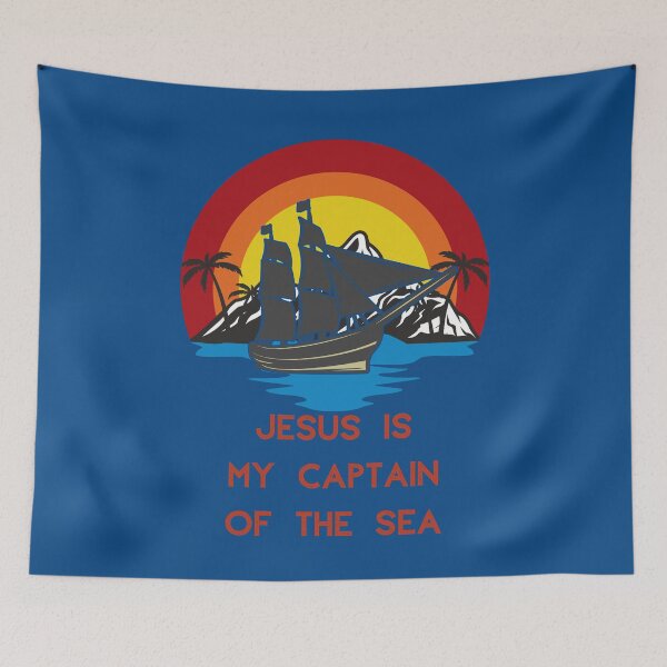Item preview, Jesus is my Captain designed and sold by Tripp Art Studio.