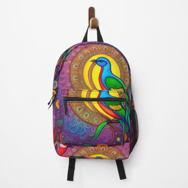 Item preview, Beautiful Colorful Birds and Flowers  designed and sold by TheDarkWardrobe.