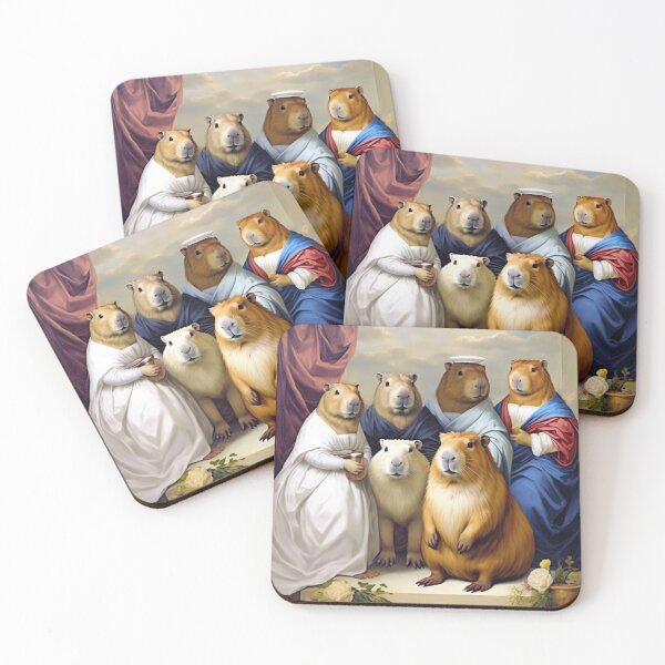 Item preview, Capybaras are charming designed and sold by r105.