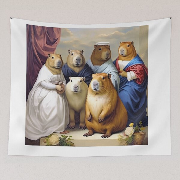 Item preview, Capybaras are charming designed and sold by r105.