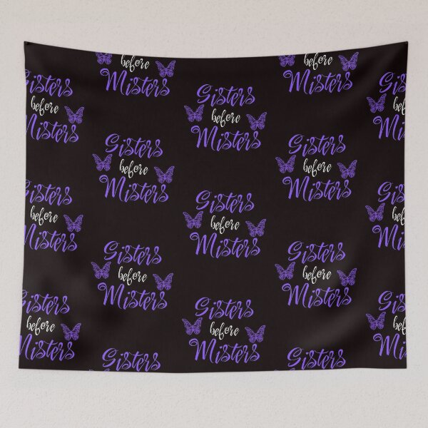 Item preview, Sisters Before Misters Fun Sister Sibling Butterfly Love designed and sold by MagicSD Designs.