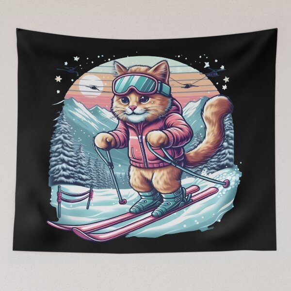 Item preview, Winter Sports Kitty: Skiing Cat Adventure designed and sold by Designowner.