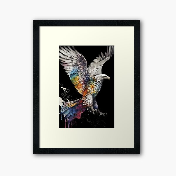 Vista previa del artículo con la obra «Águila Soberana», diseñado y vendido por UrbanPrts.