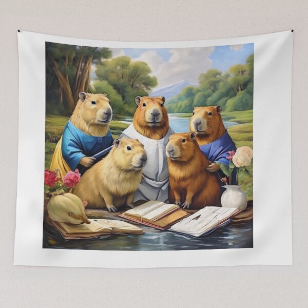 Item preview, Capybaras are charming designed and sold by r105.