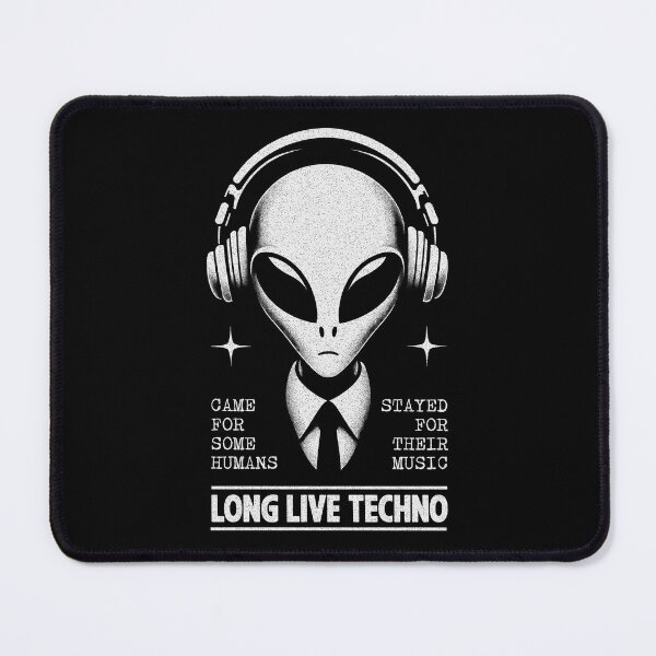 Item preview, Long Live Techno - Funny Alien Techno Music Lover designed and sold by Urban-Alien.