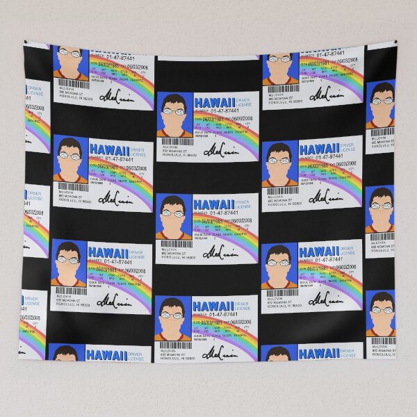 Item preview, McLovin faceless portrait ID card designed and sold by ZillyDesign99.